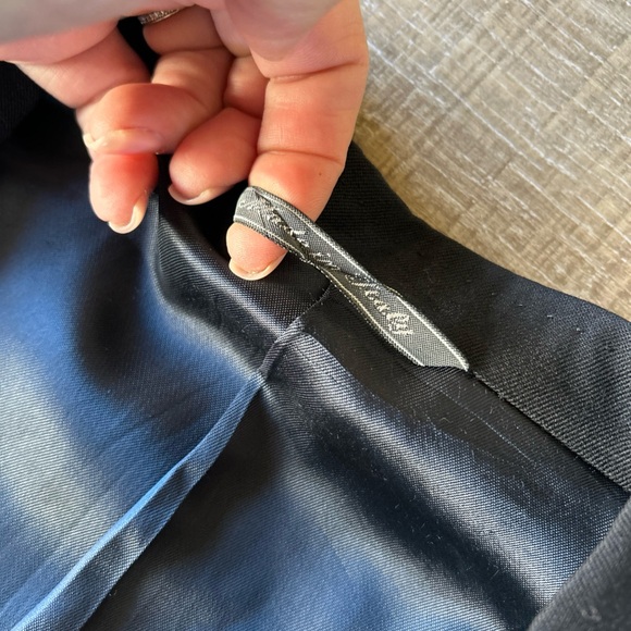 Italian Pure Virgin wool 44 Gold Button Double Breast Sport Coat academia preppy - Picture 8 of 16